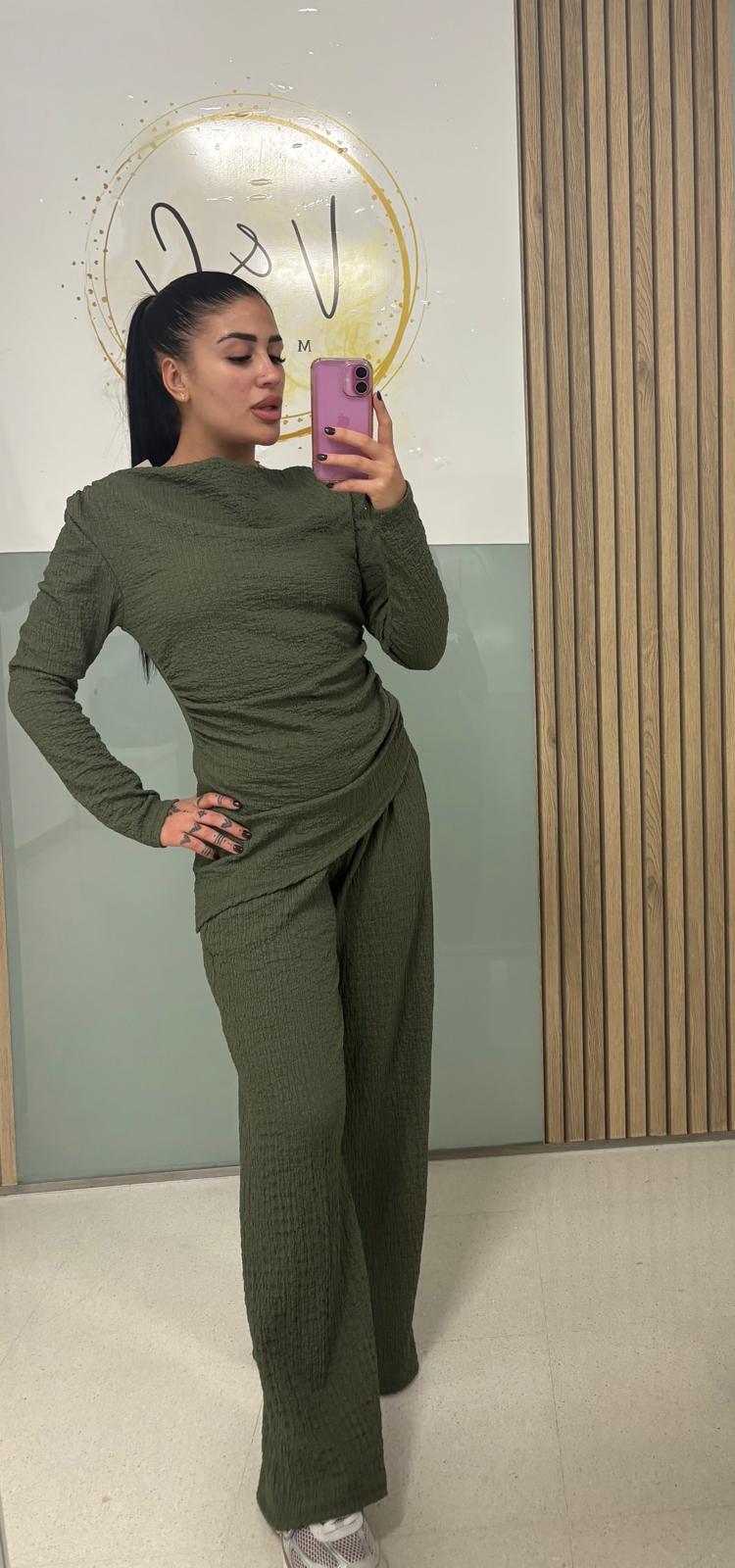 Conjunto bambula elástica