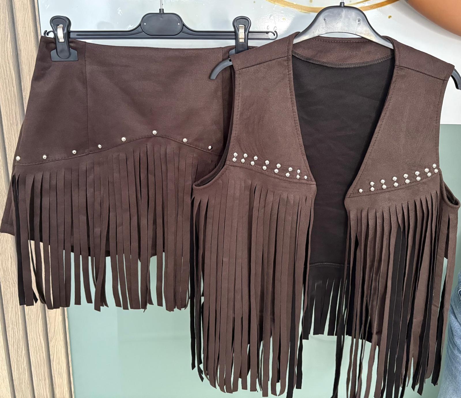Conjunto ante flecos