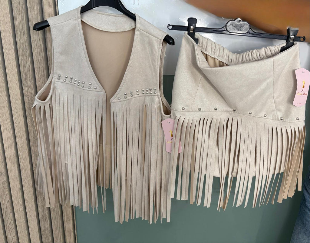Conjunto ante flecos