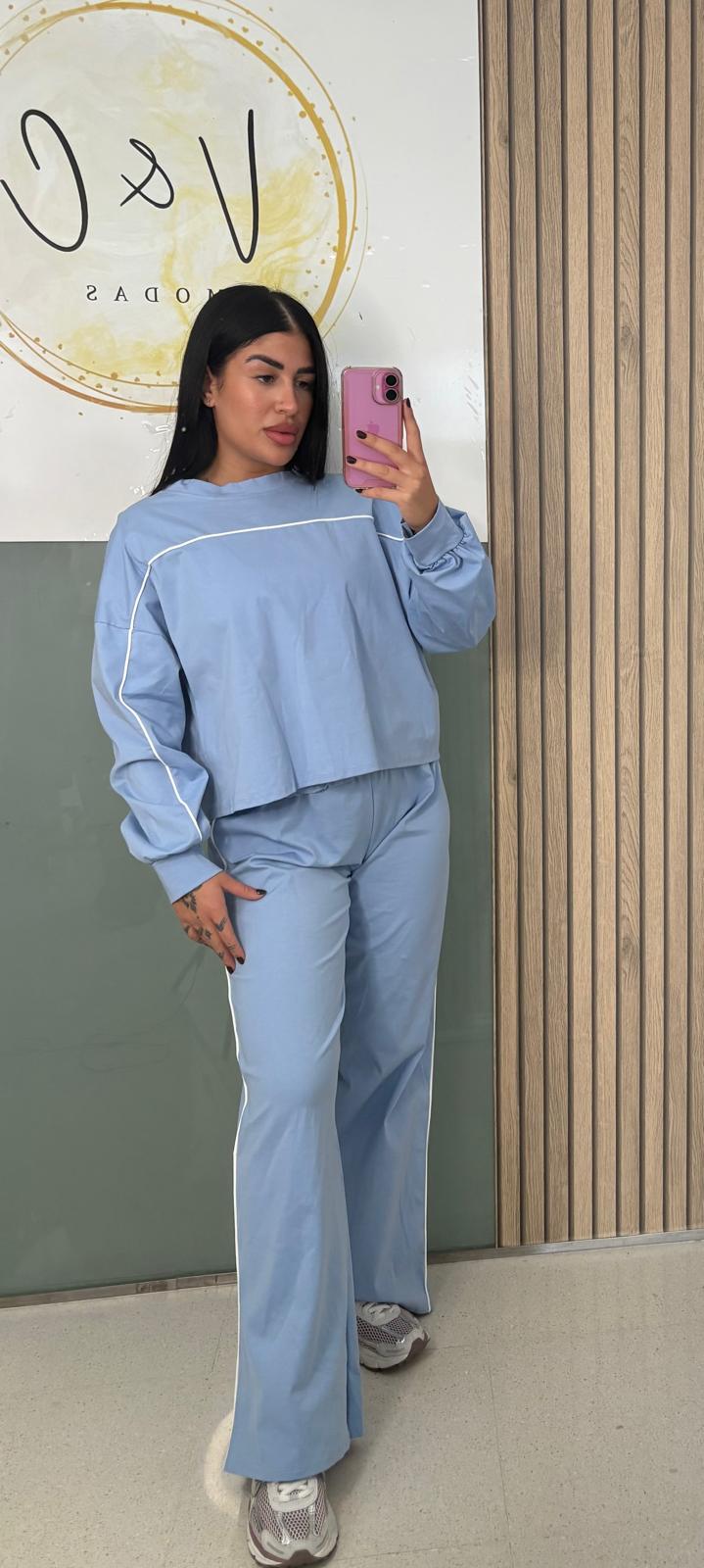Chandal wide leg raya