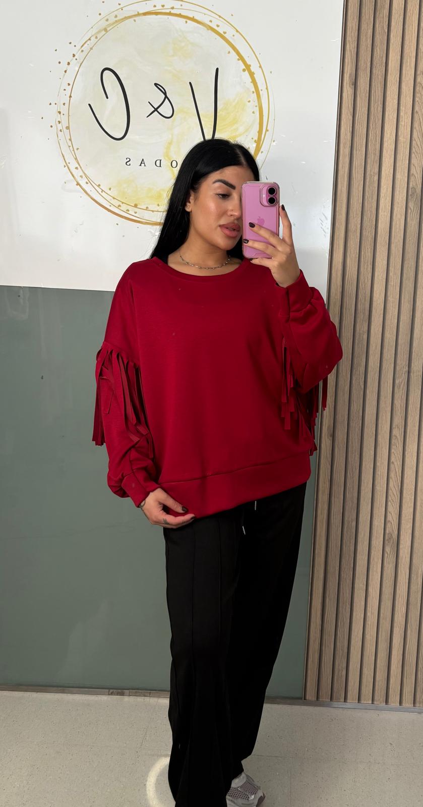 Sudadera flecos Neopreno