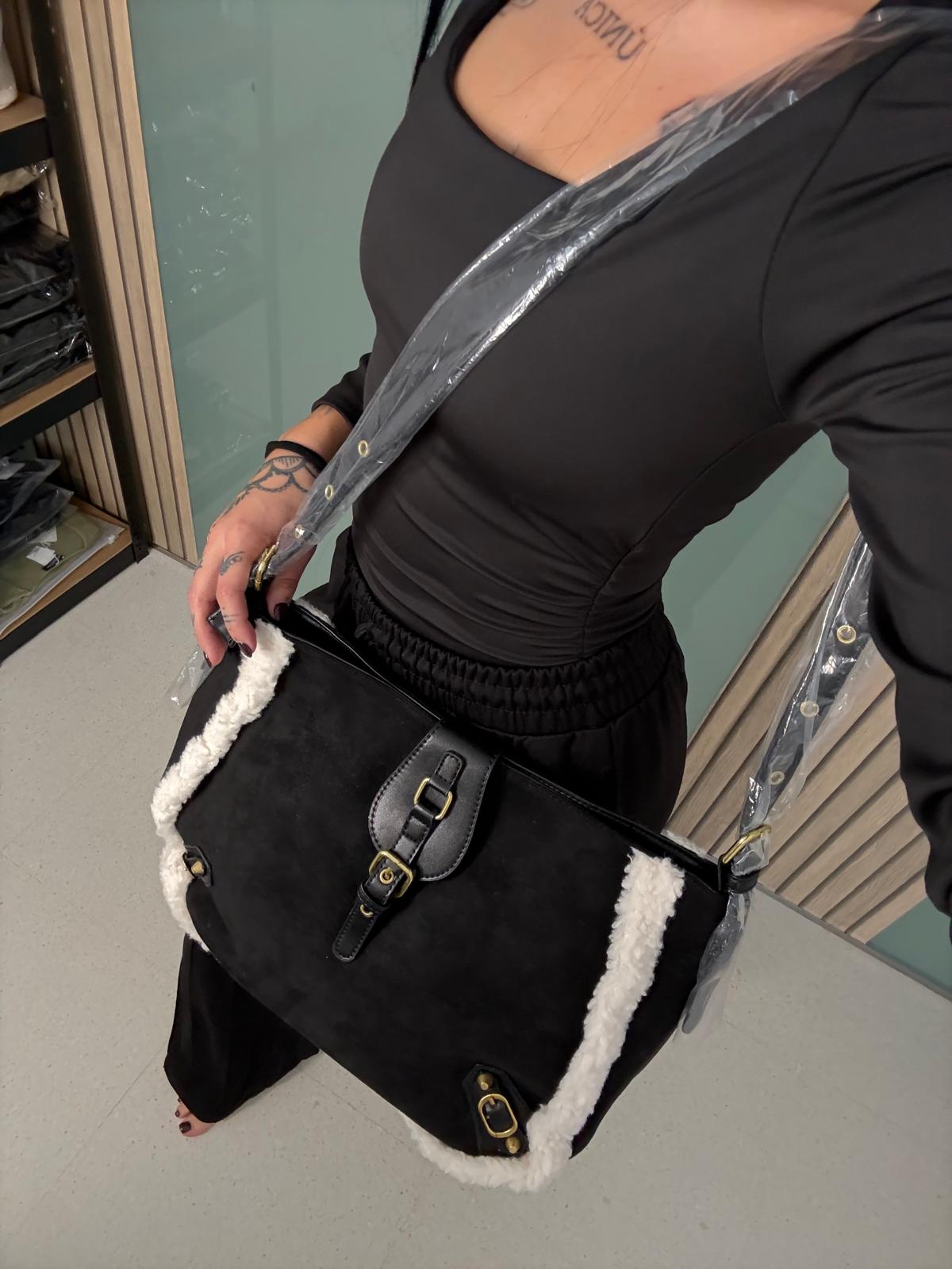 Bolso tote borreguito