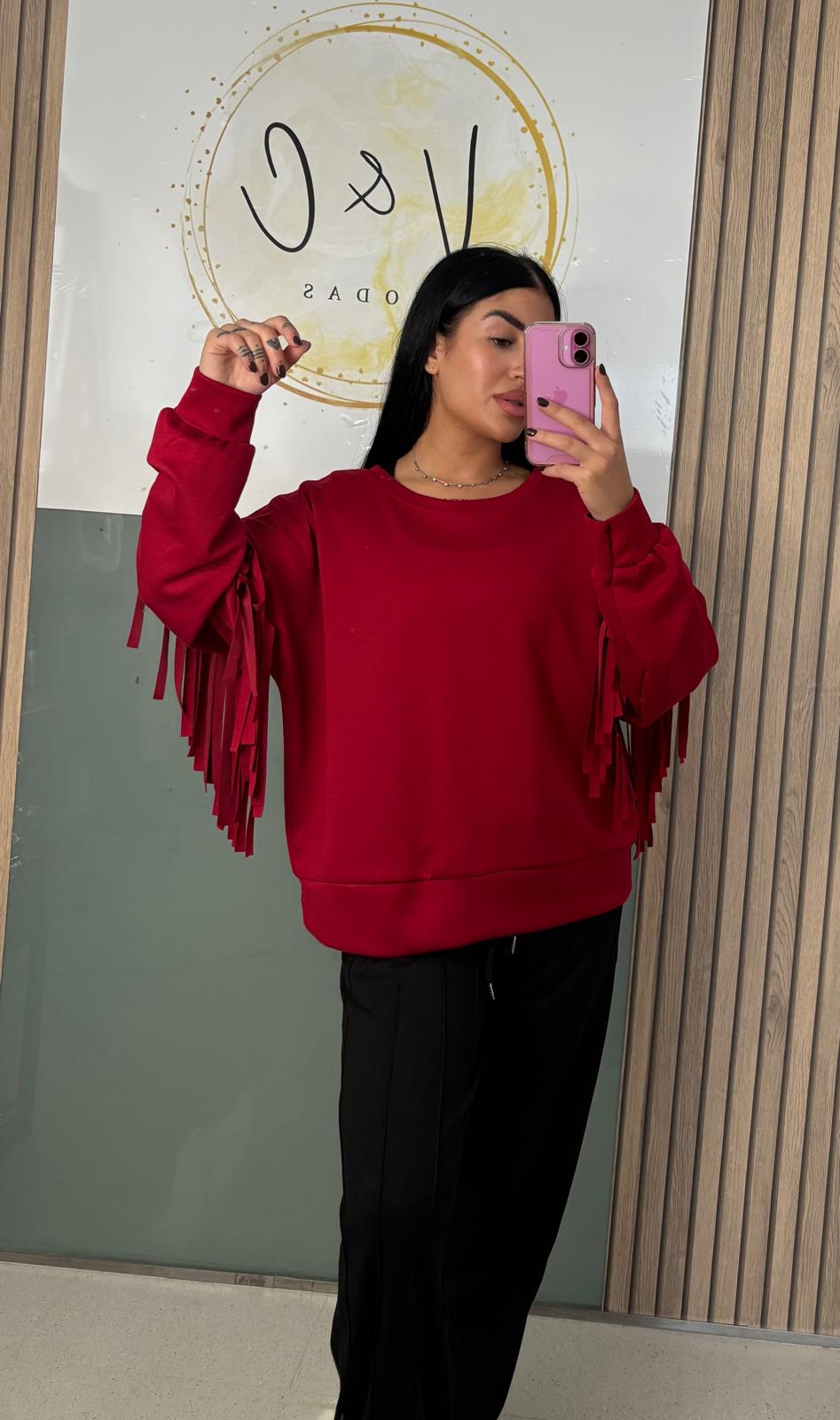 Sudadera flecos Neopreno