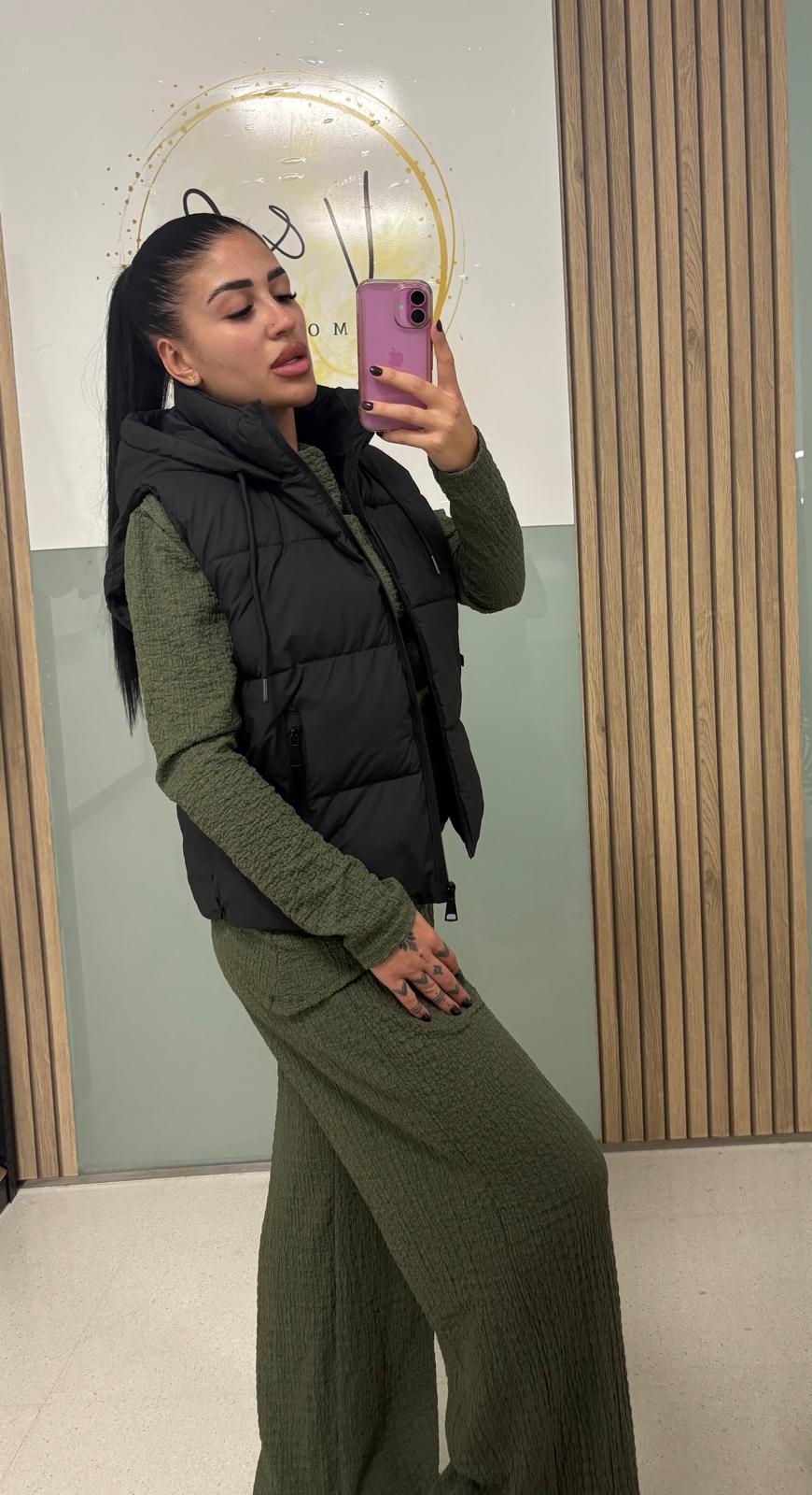 Chaqueta sin mangas acolchada