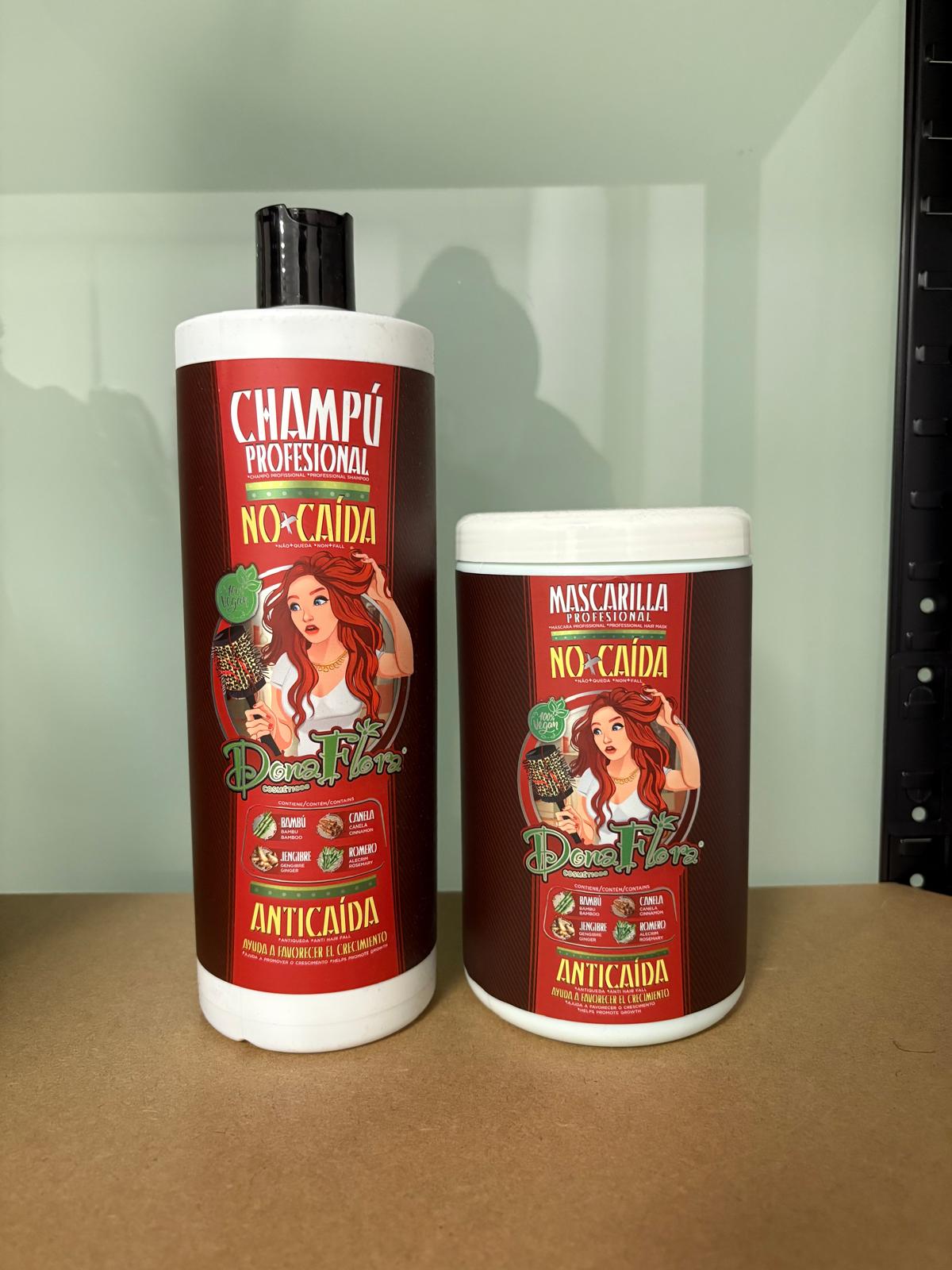 Combo champú y mascarilla anticaida