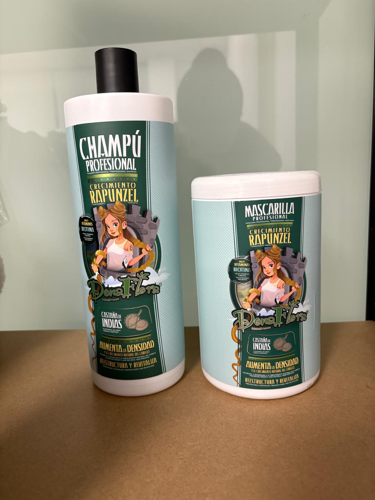 Combo champú y mascarilla rapunzel